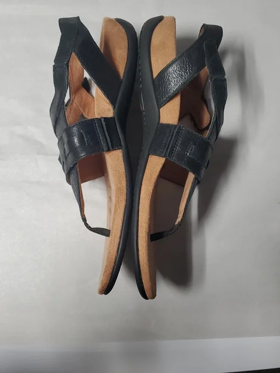 Vionic Lupe Womens Orthotic Sandals Size 9.5 Wide Black Comfort Slingback FlipFl - Picture 4 of 13